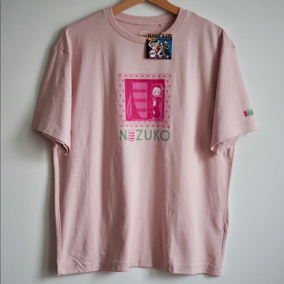 Nezuko demon slayer kimetsu no yaiba uniqlo t shirt - Picture 5 of 7